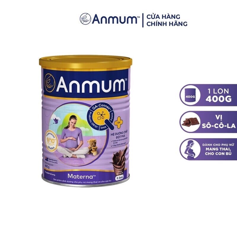 Sữa bột Anmum hương sô lon 400g