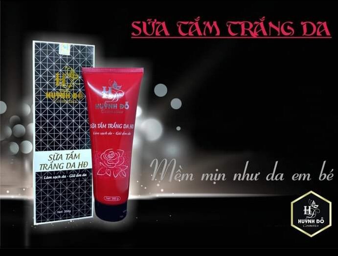 (kèm quà tặng) Sữa tắm trắng da Huỳnh đỗ