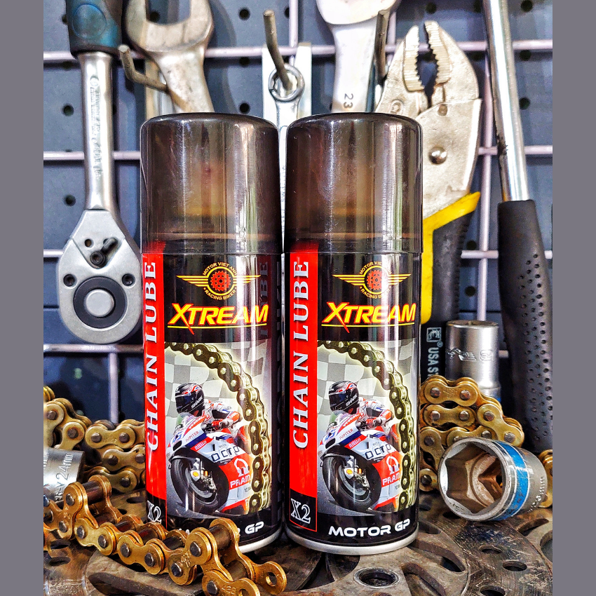Chai xịt dưỡng sên xe máy , dưỡng sên cao cấp xtream x2 mini 200ml .