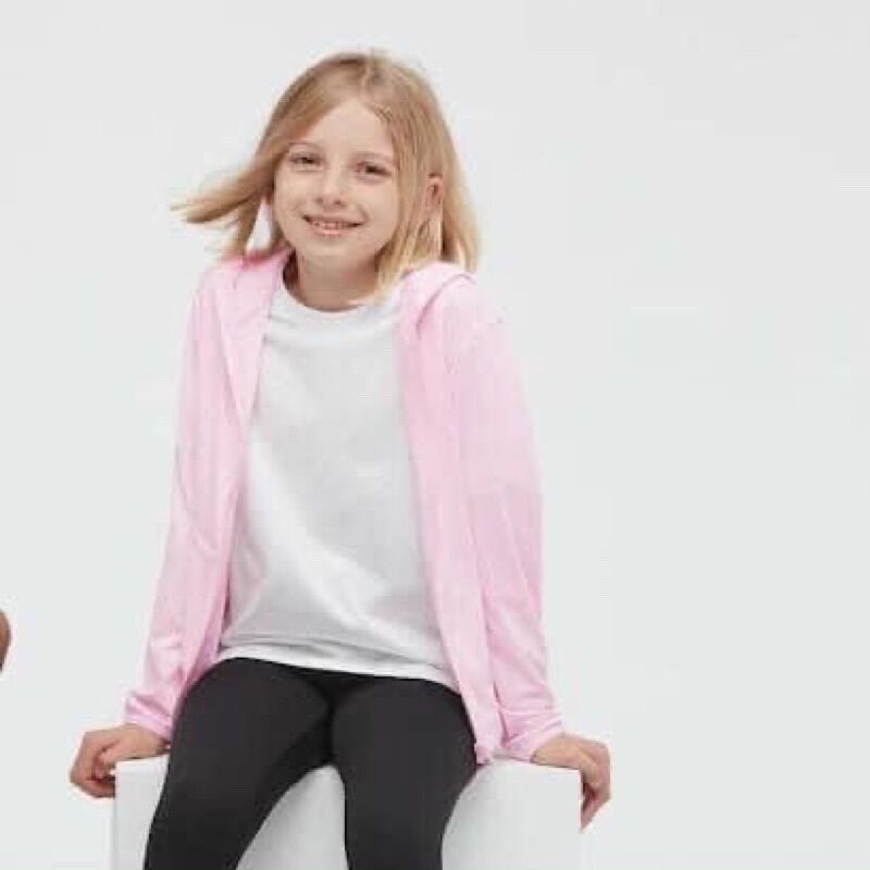 Áo chống nắng có mũ kid uniqlo nhật bản