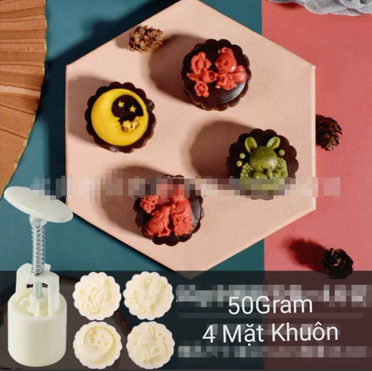 Khuôn bánh trung thu - bánh in - bánh đậu xanh mẫu mới đẹp