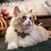 Vòng cổ trang sức cho mèo arkika vòng cổ ngọc trai kim cương trang sức - ảnh sản phẩm 2