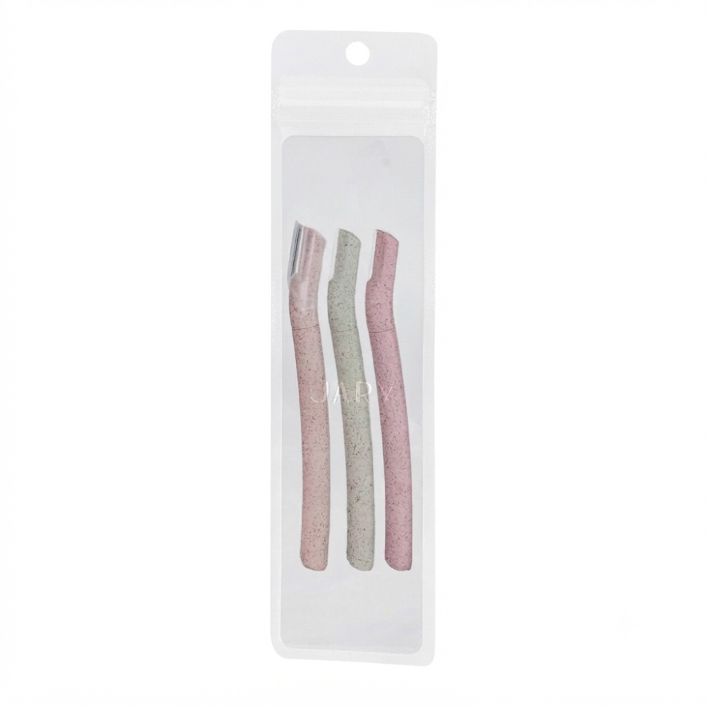 SÉT DAO CẠO LÔNG MÀY JARY EYEBROW RAZOR - ER01 - LÚA MẠCH 3PCS