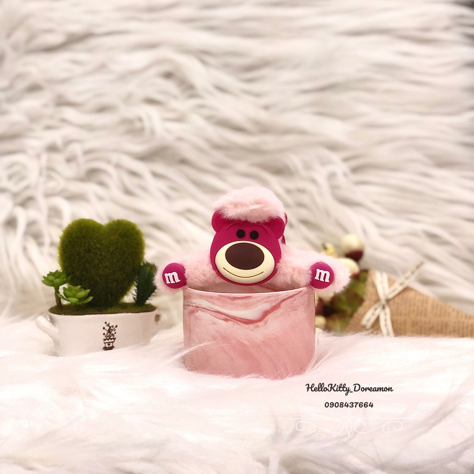 KẸP TÓC CÀNG CUA LÔNG GẤU DÂU LOTSO