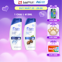 Dầu Gội HEAD & SHOULDERS Nhập Khẩu Mỹ Sạch Gàu Hương Classic Clean/ Dry Scalp care Chai 613ML