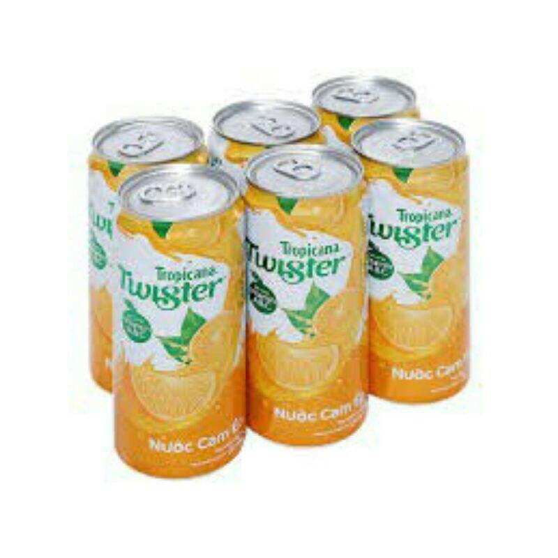 LỐC 6LON NƯỚC CAM ÉP TWISTER