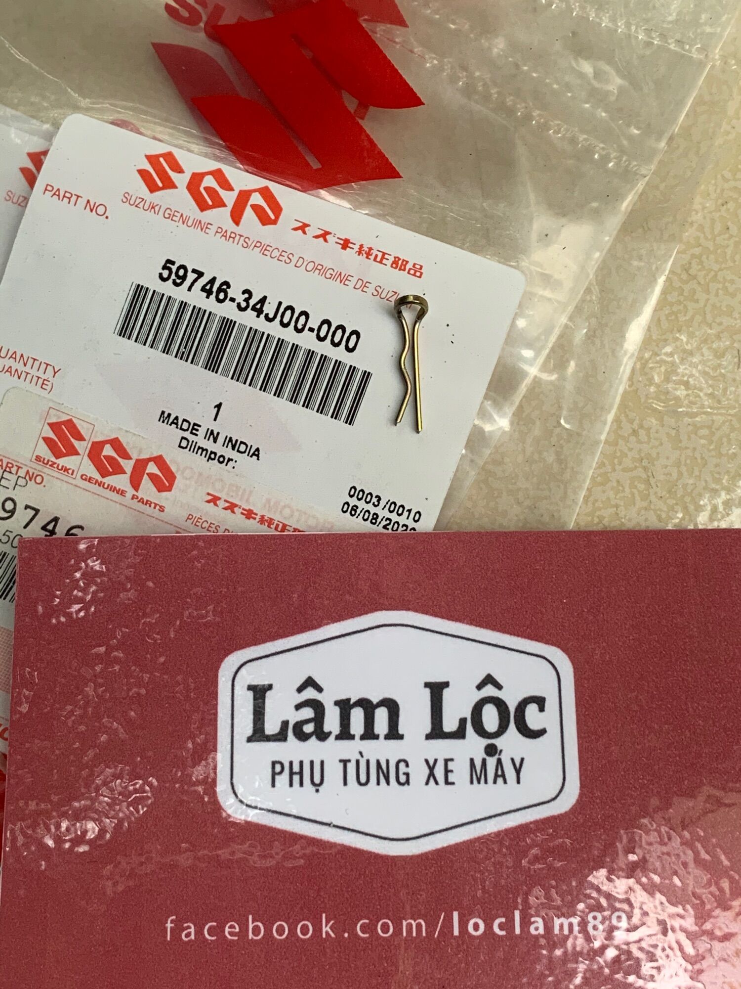 Chốt cài bố thắng heo frando