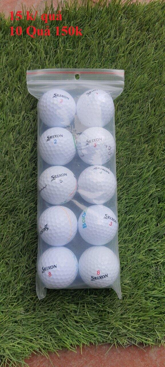 10 quả bóng golf srixon độ mới 80% đến 90%