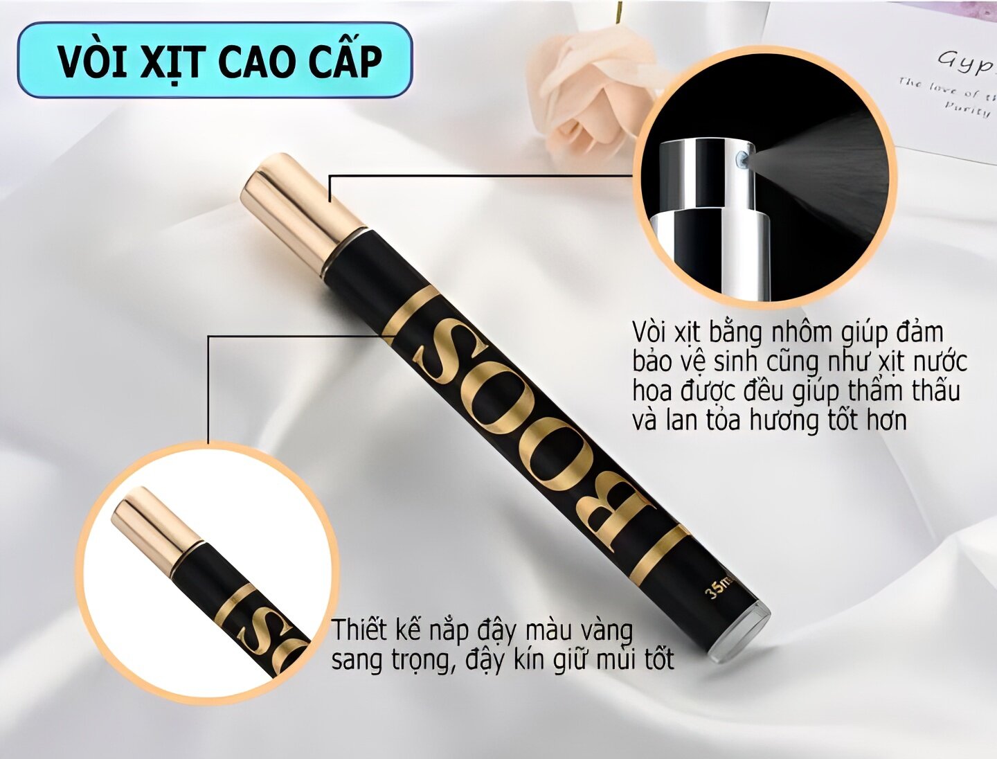 combo x 2 nước hoa Boss 35ml dùng cho cả nam và nữ