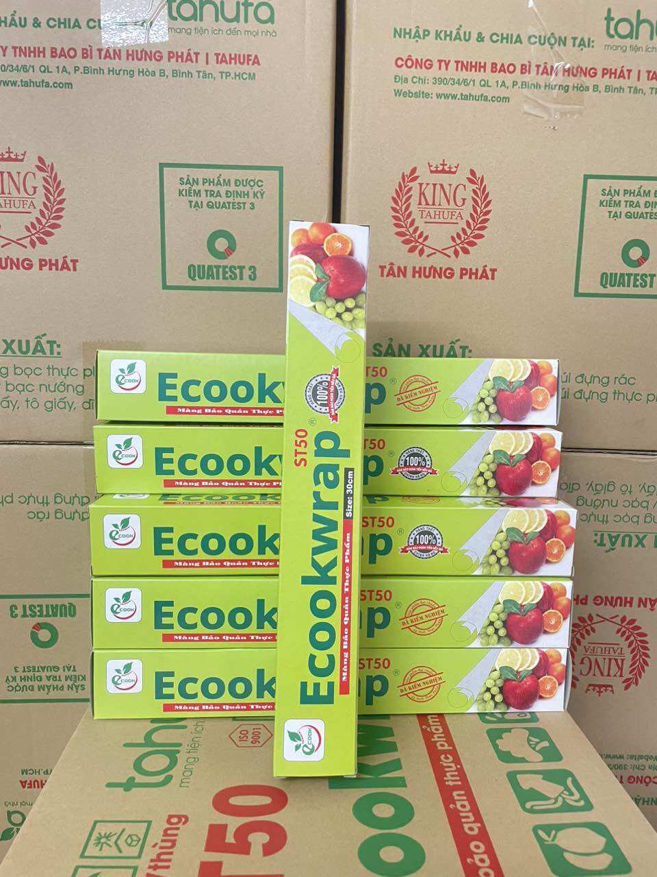 MÀNG BỌC THỰC PHẨM ECOOKWRAP ST50 - SIZE 30CM
