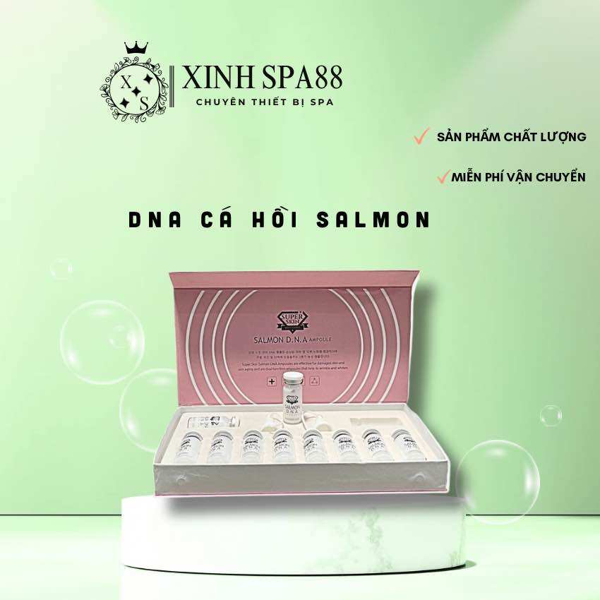 Tế bào gốc cá hồi super skin salmon dna ampoule căng bóng - spa88