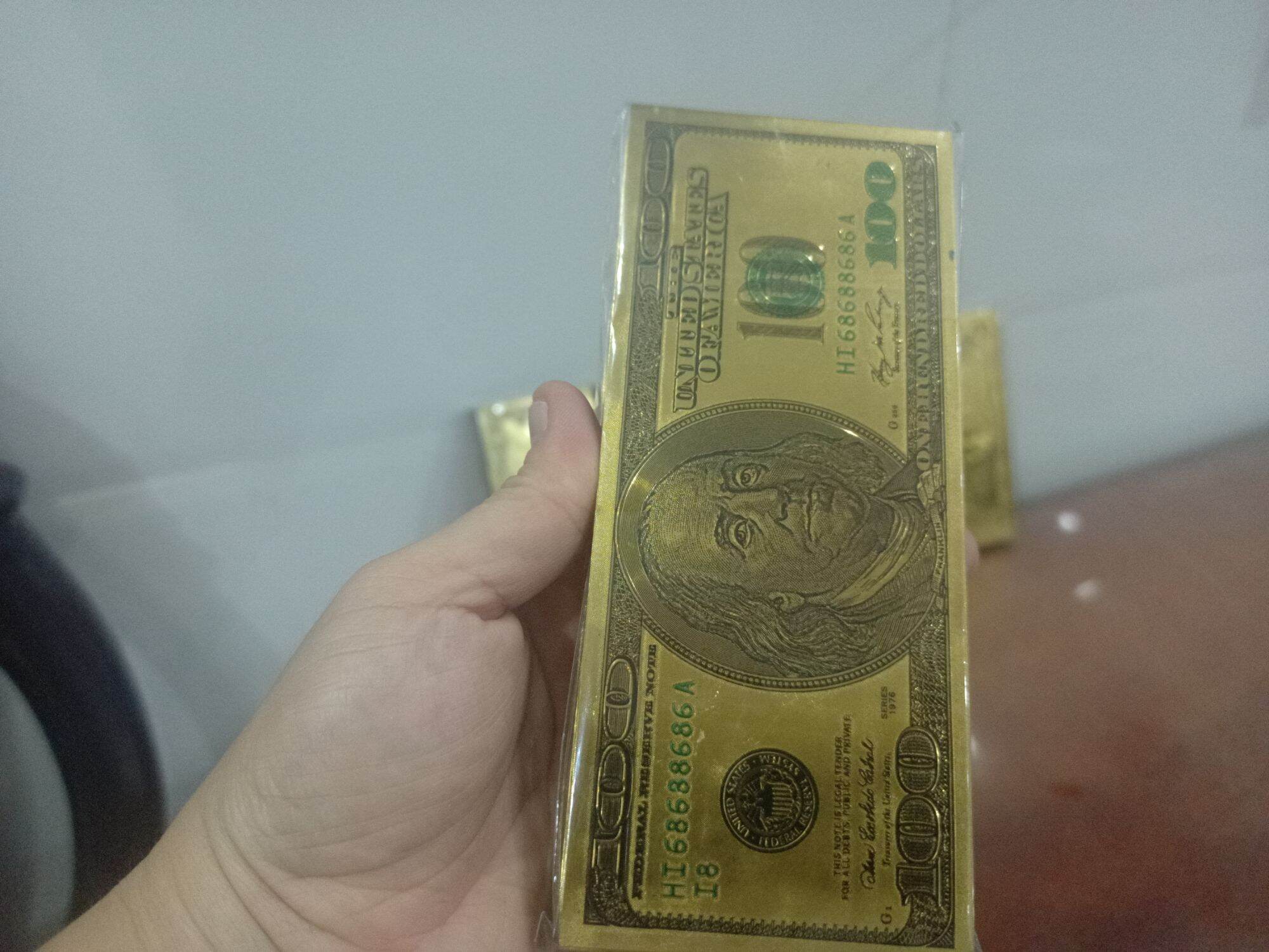 Tiền Đô La Mạ Vàng Mệnh giá 2$, 100$