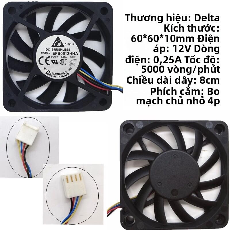 Ultra-thin Dual Ball CPU Fan 6CM Giá 64,000 Đồng*Miễn phí vận chuyển
