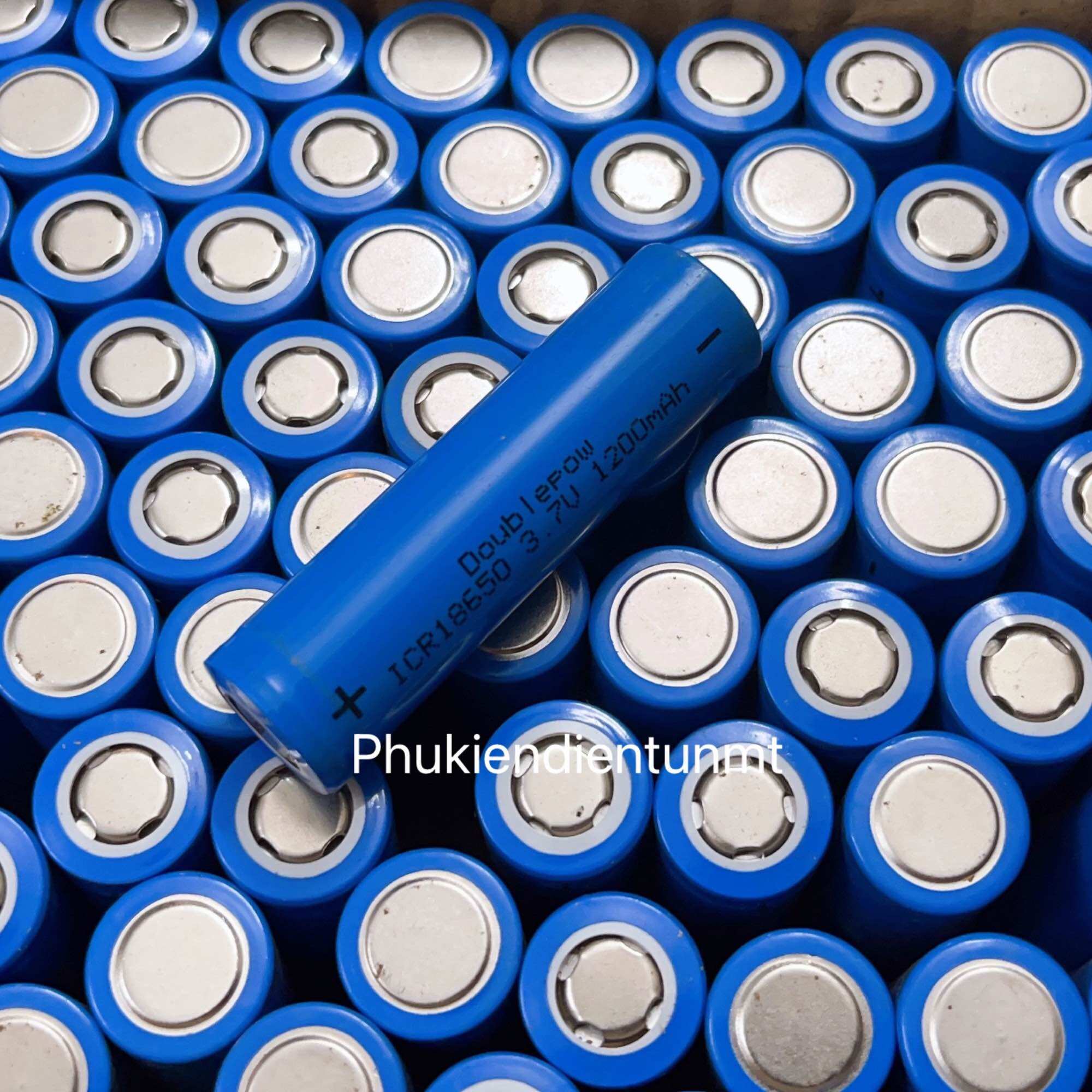 Cell pin 18650 doulepow 3.7v 1200mah