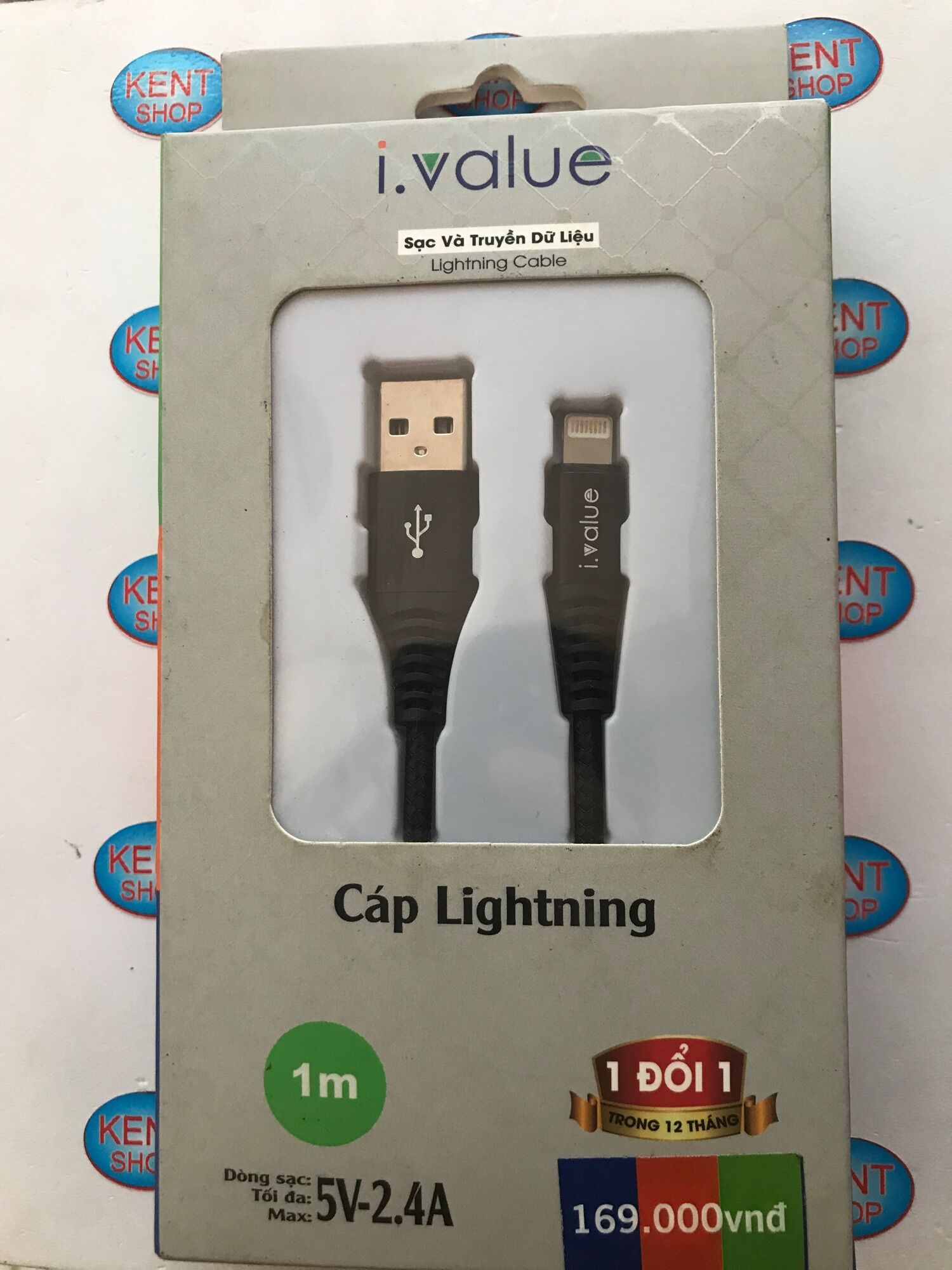 Cáp sạc I.value hàng công ty thanh lý, full box