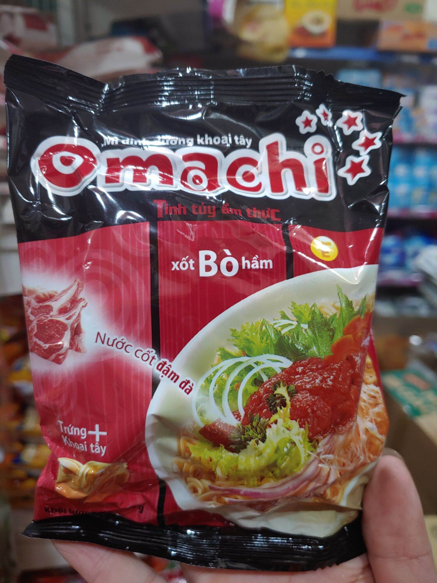 Mì Omachi gói các vị