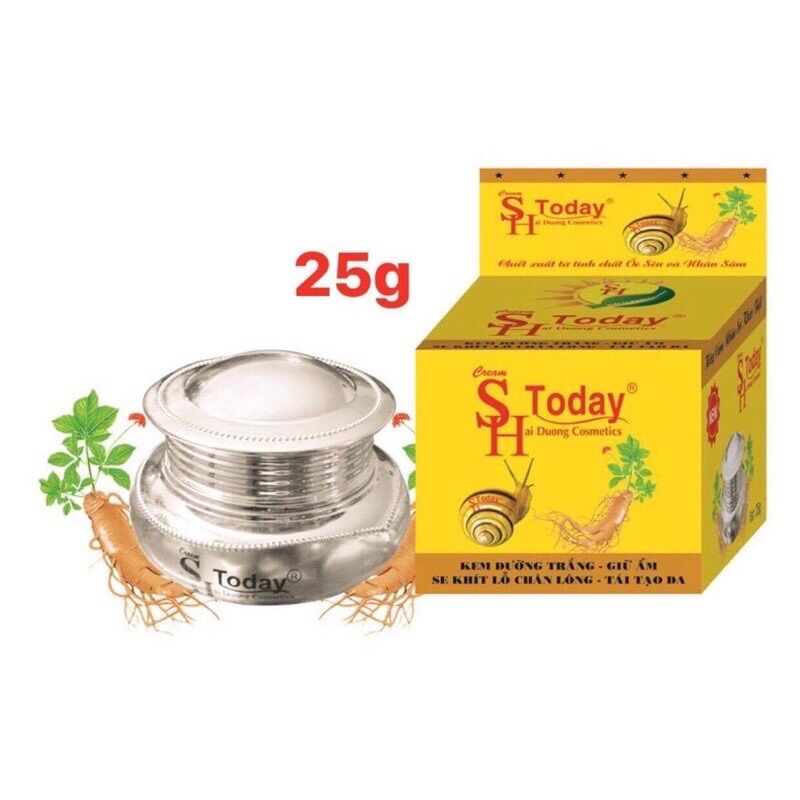 Sh today kem dưỡng trắng - giữ ẩm - se khít lỗ chân lông 25g