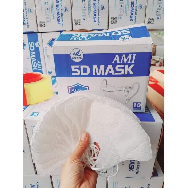 Khẩu trang 5d Ami hộp 100 chiếc