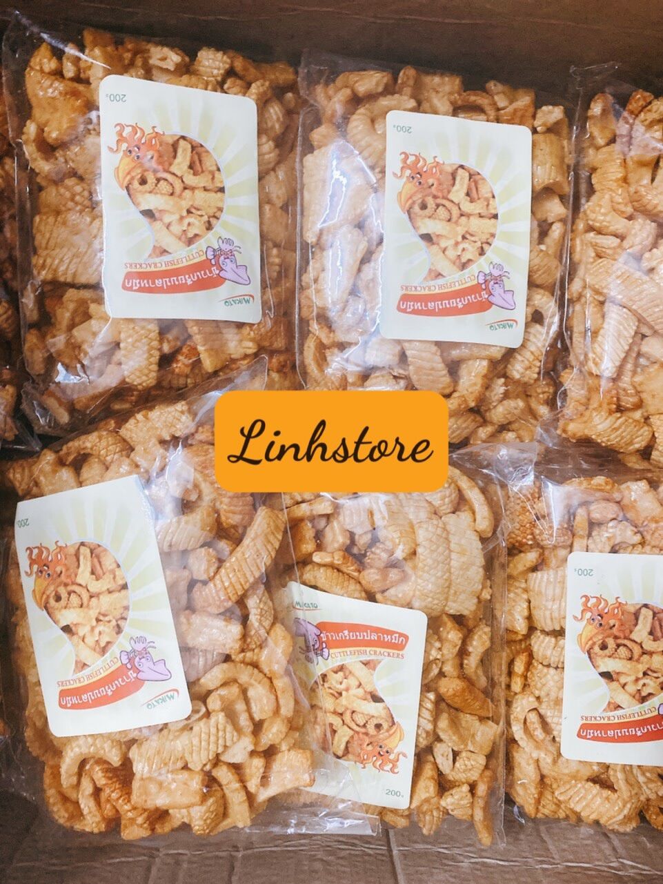 Bánh mực nack Thái Lan