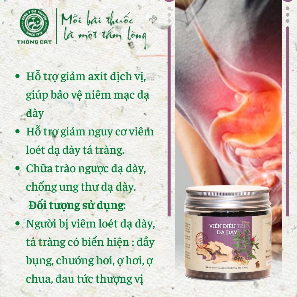 Combo  Dạ dày từ thảo mộc Thông Cát