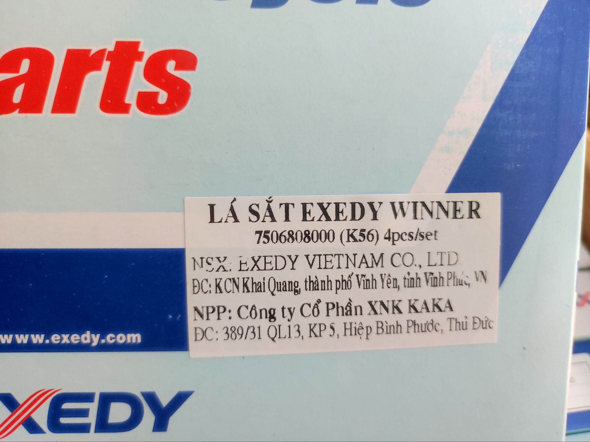 LÁ SẮT WINNER HÀNG CHÍNH HÃNG EXEDY