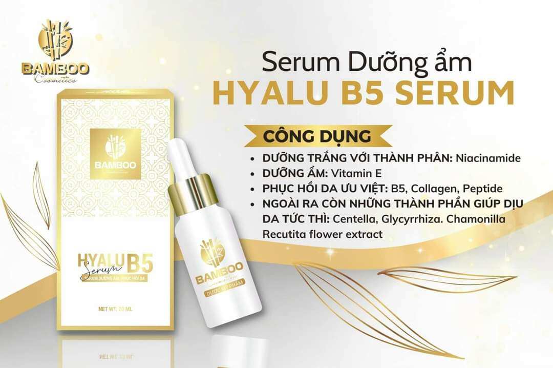 Serum b5 bamboo trẻ hóa,căng mịn da, chống lão hóa