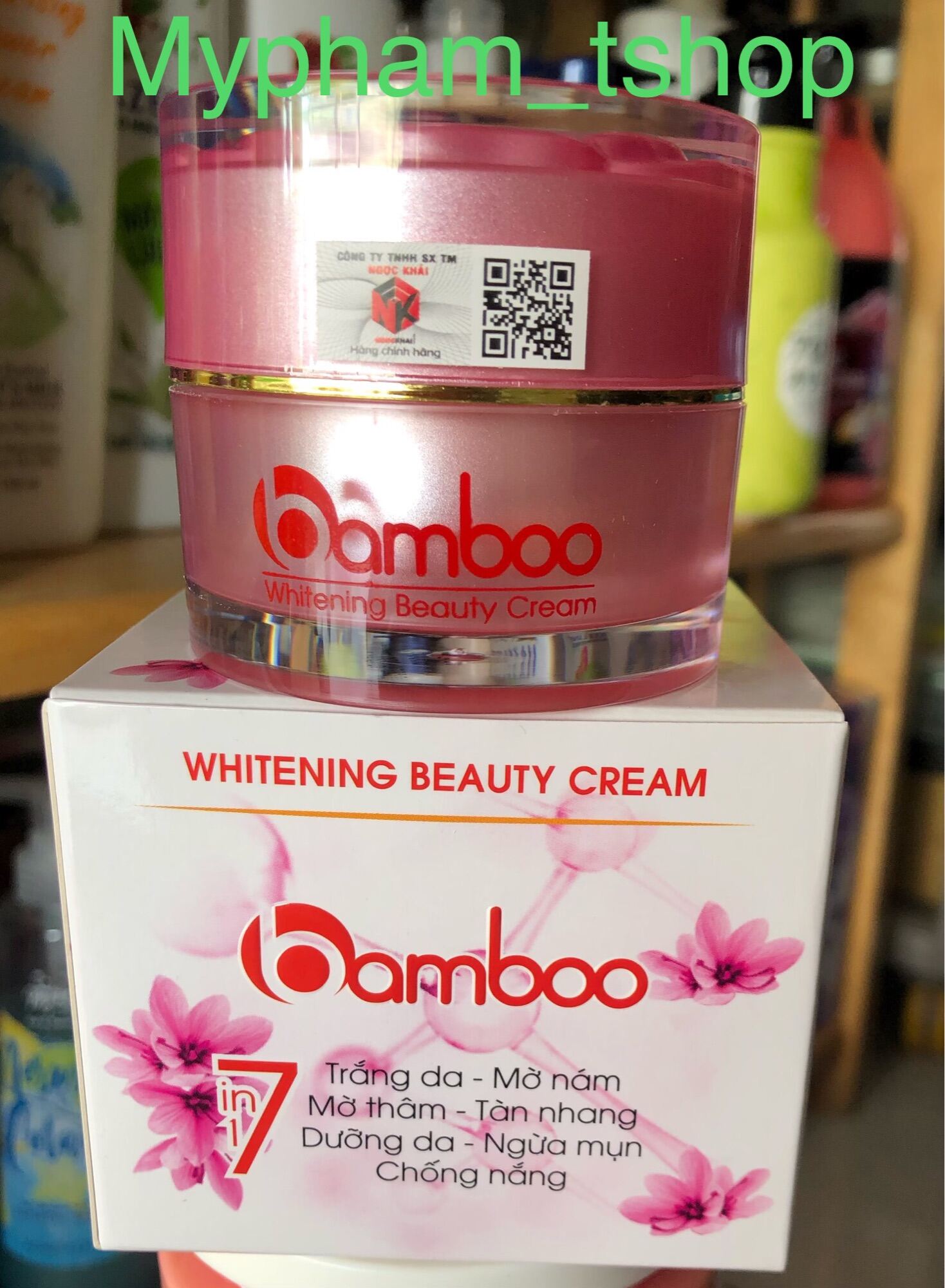 Kem BAMBOO 7 in 1 , Mờ Nám ,Mờ Tàn Nhang,Dưỡng Da ,Mờ Thâm,Dưỡng Trắng