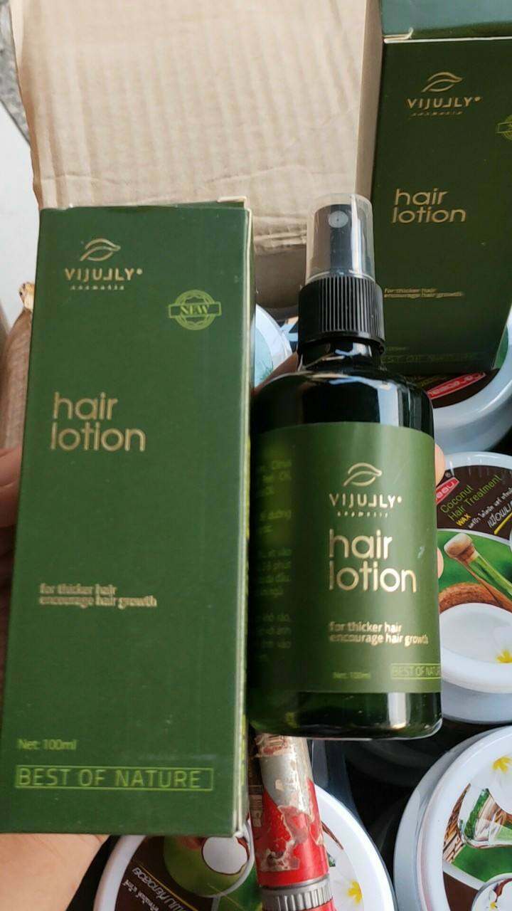 Tinh dầu bưởi Vijujly xịt dưỡng tóc , mọc tóc Hair Lotion