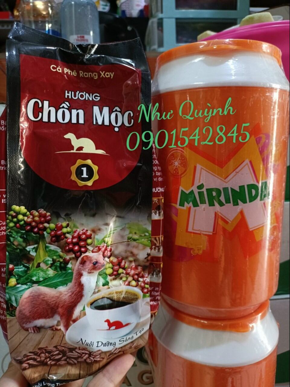 9 bọc tặng 500g đường) 500g cafe chồn mộc, trọng tín,trung nguyên, bảo minh pha phim loại ngon