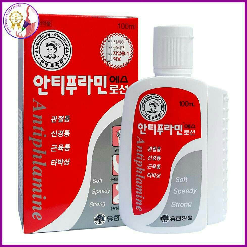 Dầu nóng Hàn Quốc Antiphlamine - Xoa bóp nhức mỏi - 100ml -[NÔNG TRẠI CẦU ĐẤT] thumbnail