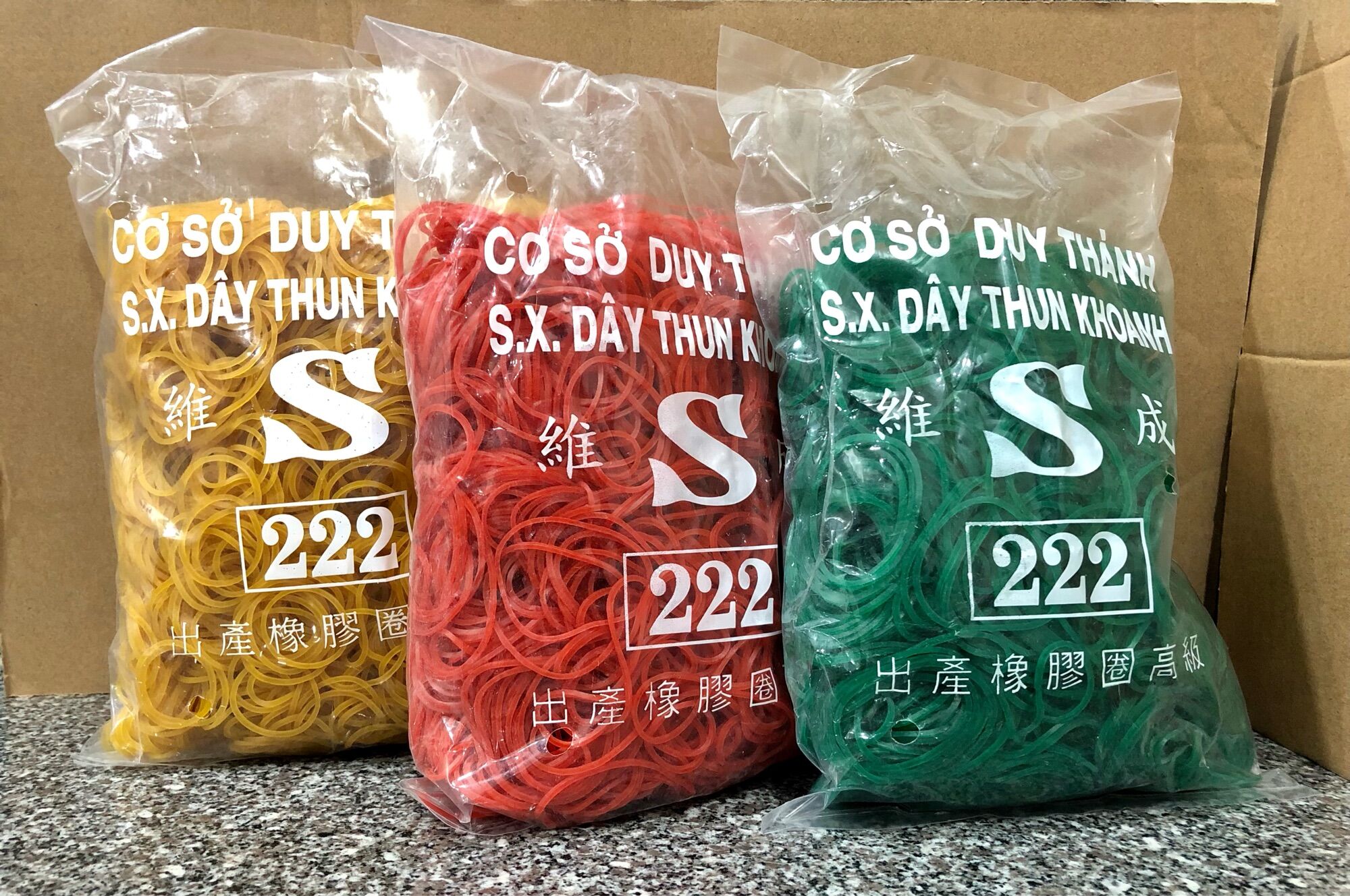 1KG DÂY THUN ĐỎ