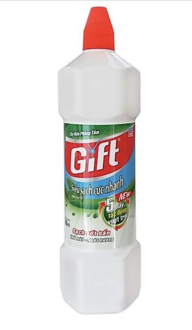 Nước Tẩy Đậm Đặc Siêu Sạch GiFT - Chai 900 ml
