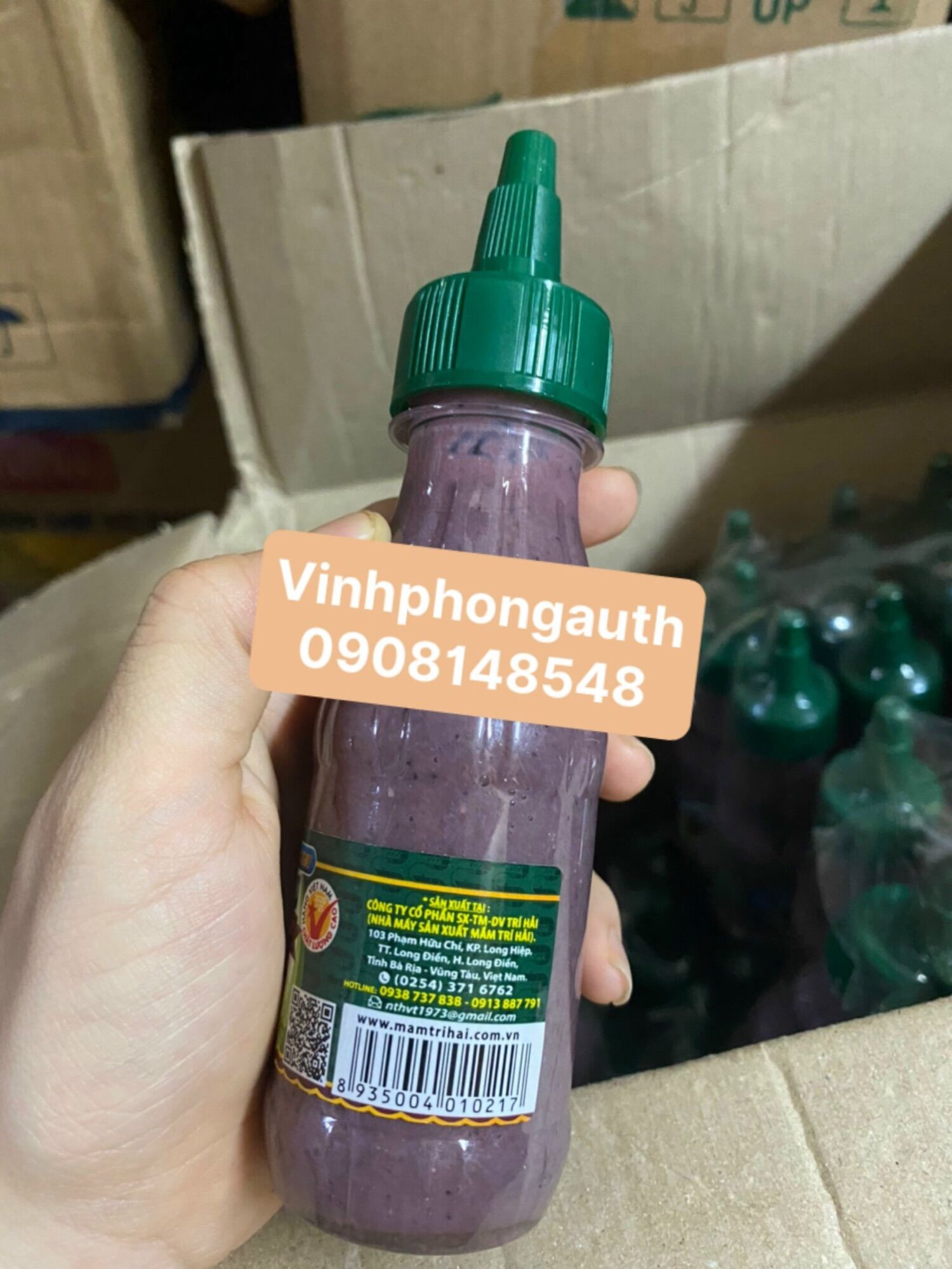 Mắm tôm Trí Hải dạng chai 115gr