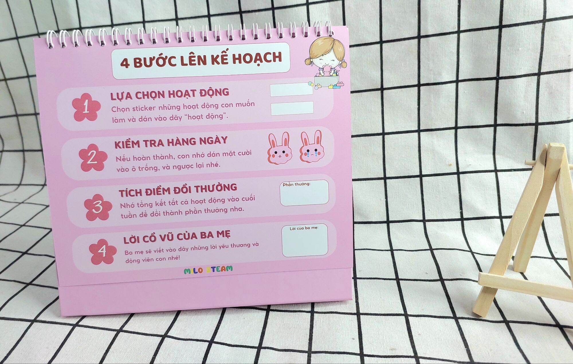 Bộ lịch rèn thói quen tốt cho bé