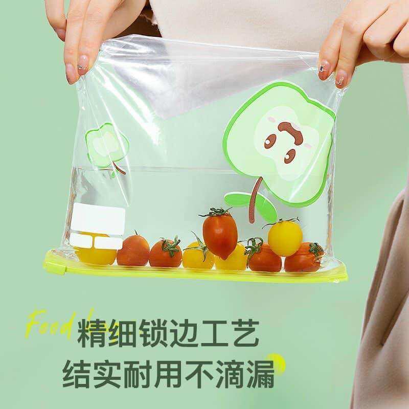 Set 3 hộp túi zip đựng thực phẩm 3size