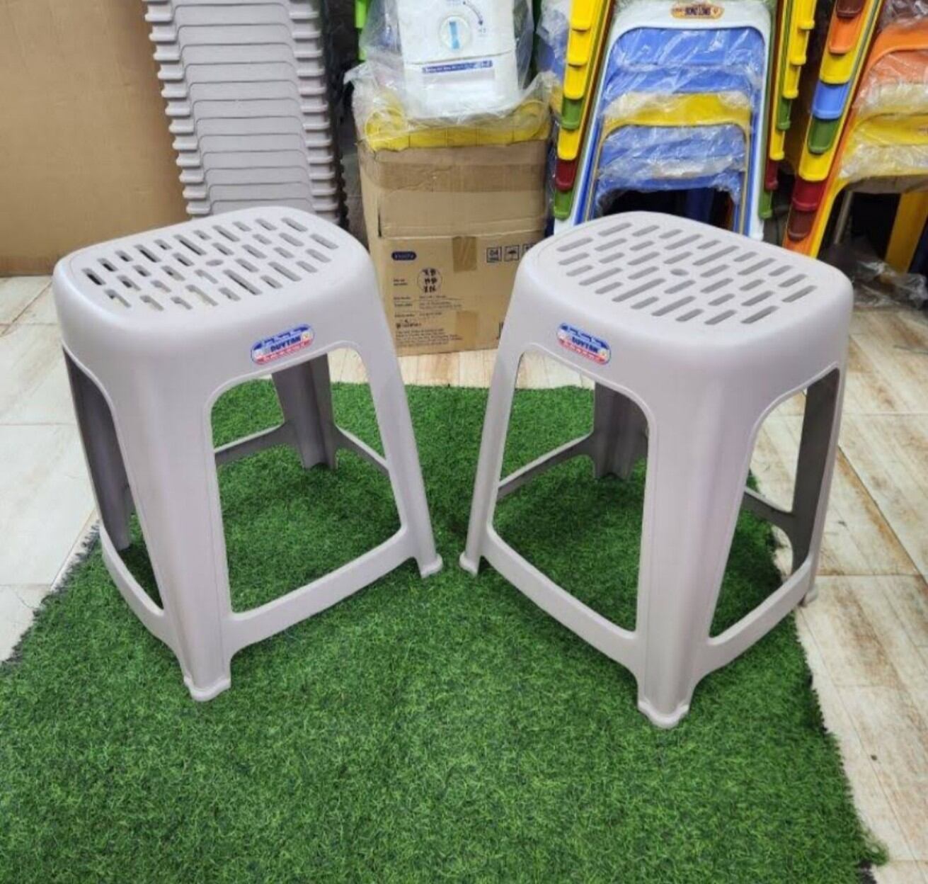 combo 10 ghế cao Oval Duy Tân