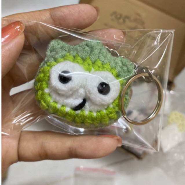 Móc khoá Calcifer bằng len [Nấm Handmade]