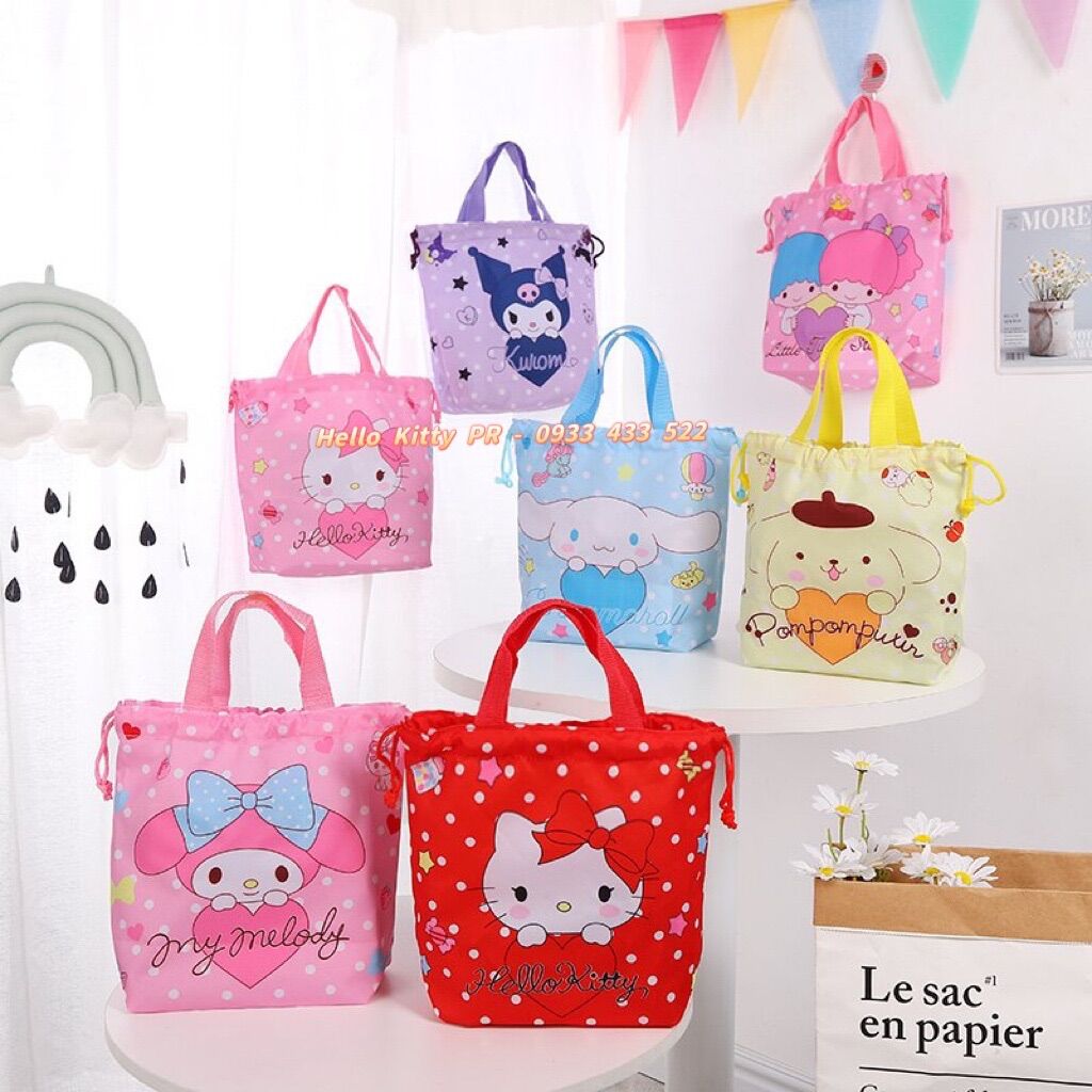 Túi dây rút Hello Kitty
