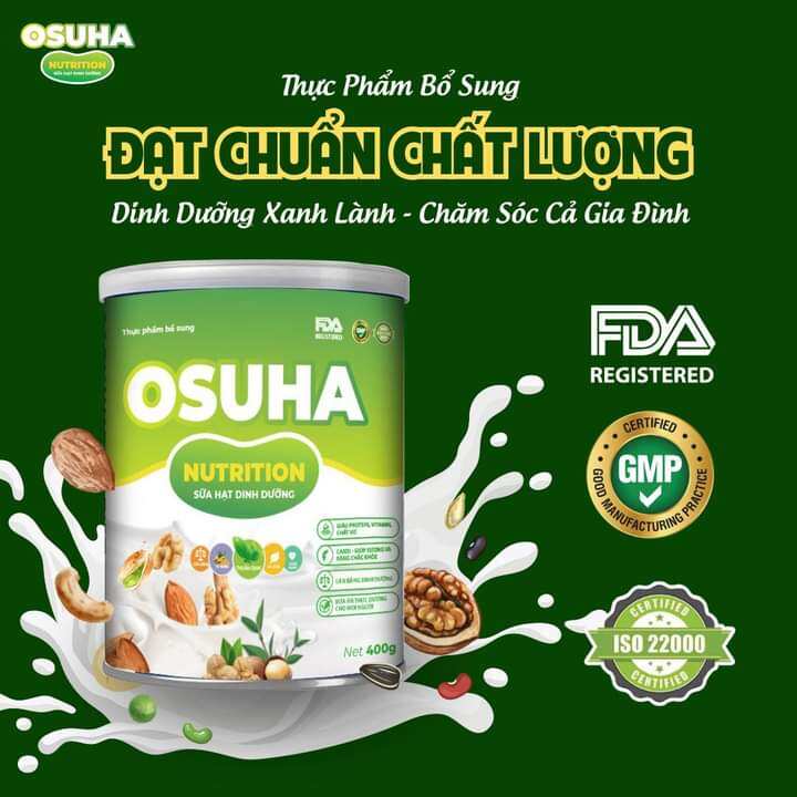 Sữa Hạt Dinh Dưỡng Osuha Nutriton Lon 400g
