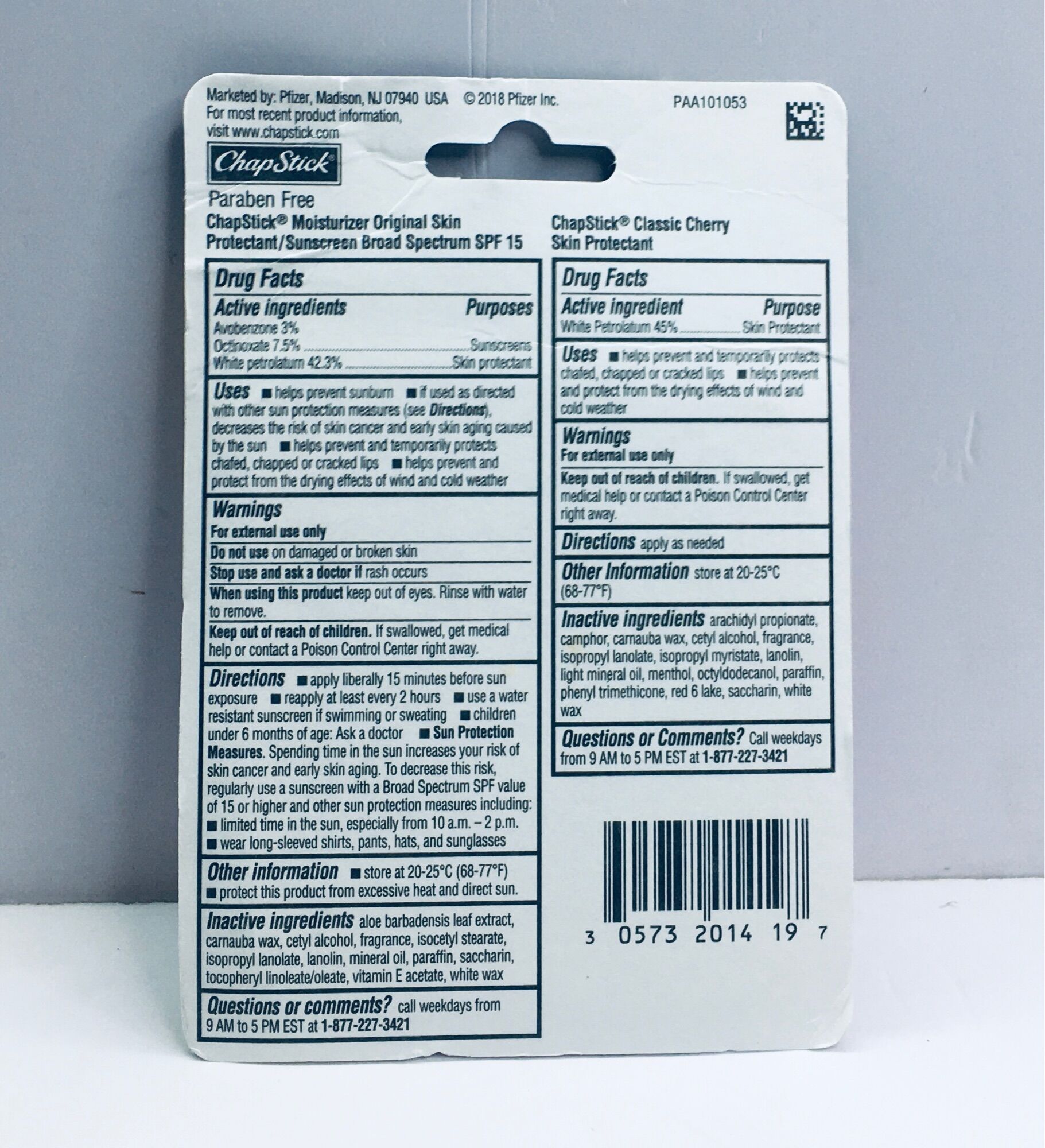 Son dưỡng môi mềm mịn Chapstick-Hàng USA