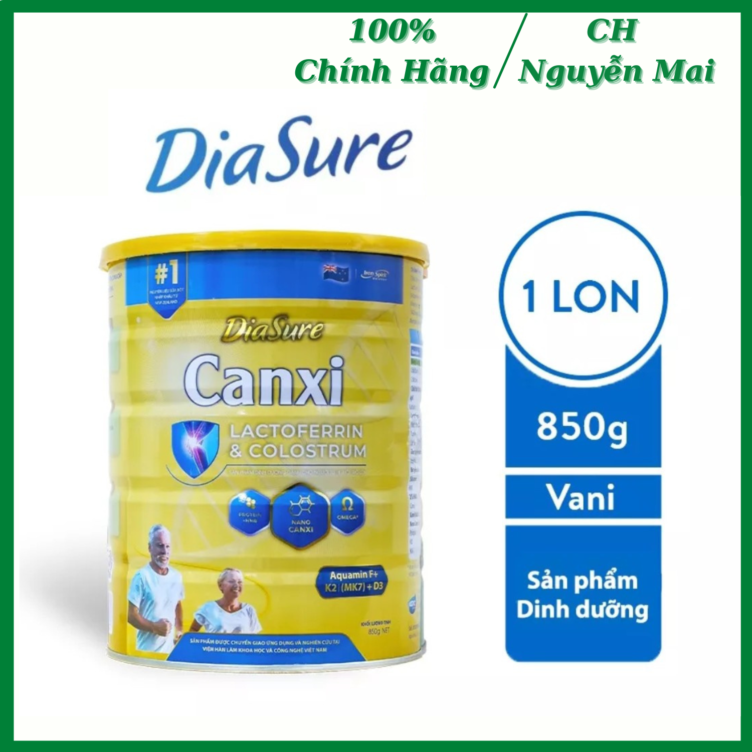 Sữa diasure canxi 850g - sữa non xương khớp