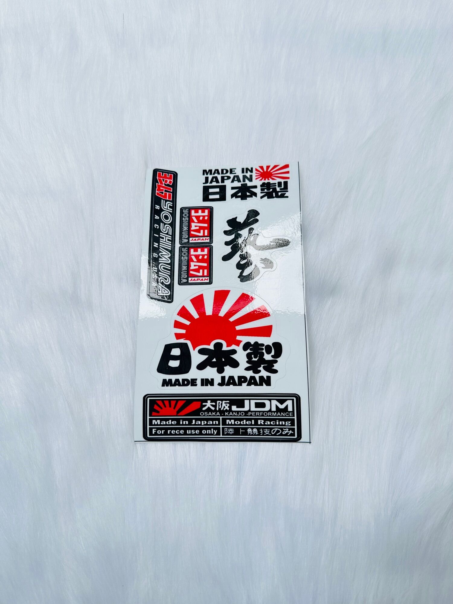 Sét Tem Decal Sticker Dán Xe Mẫu Chữ Japan