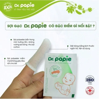 Gạc răng miệng Dr.papie (30 gói/hộp)