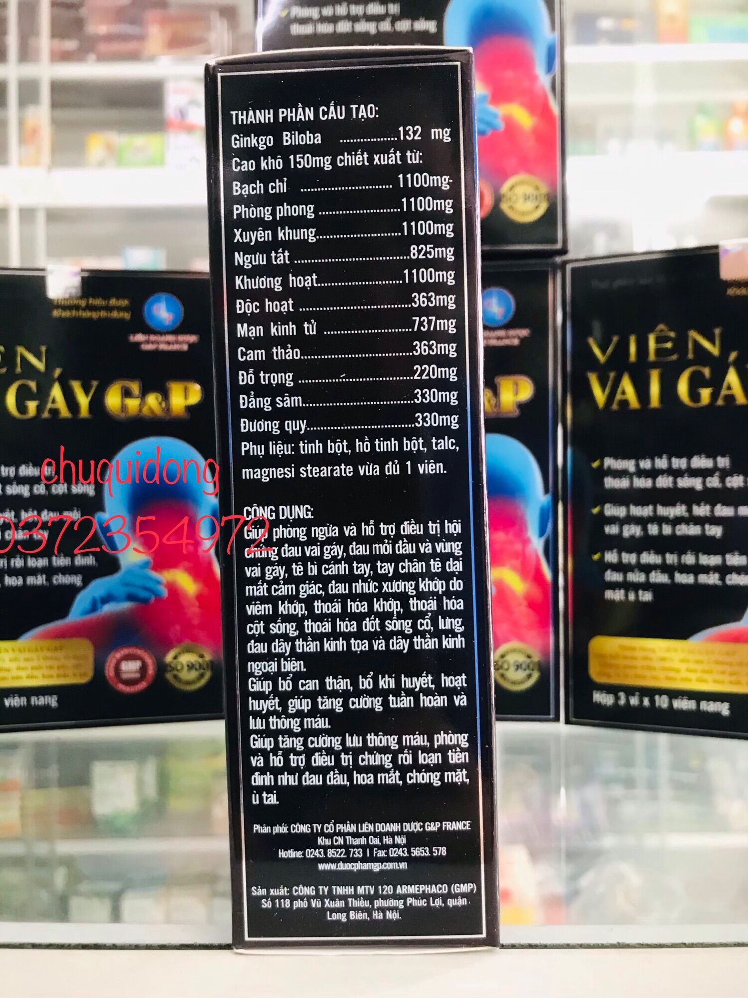 [HCM]Viên vai gáy GP 30viên