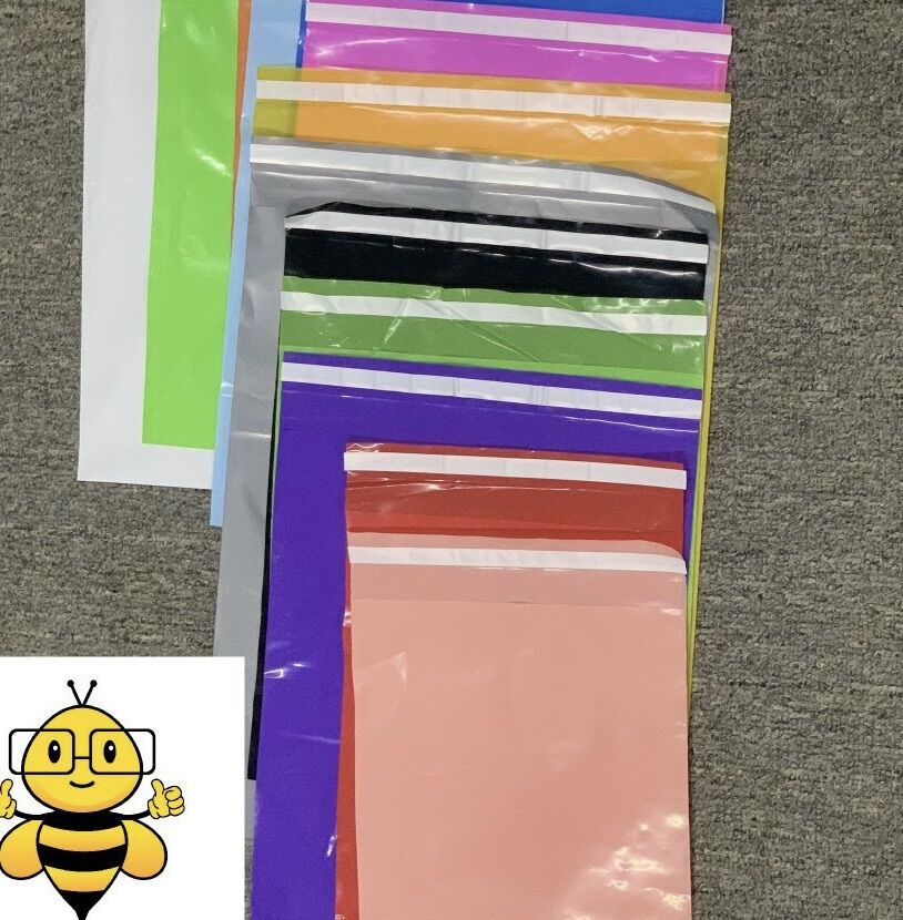 100 túi gói hàng túi nilon bọc hàng niêm phong 20x30cm