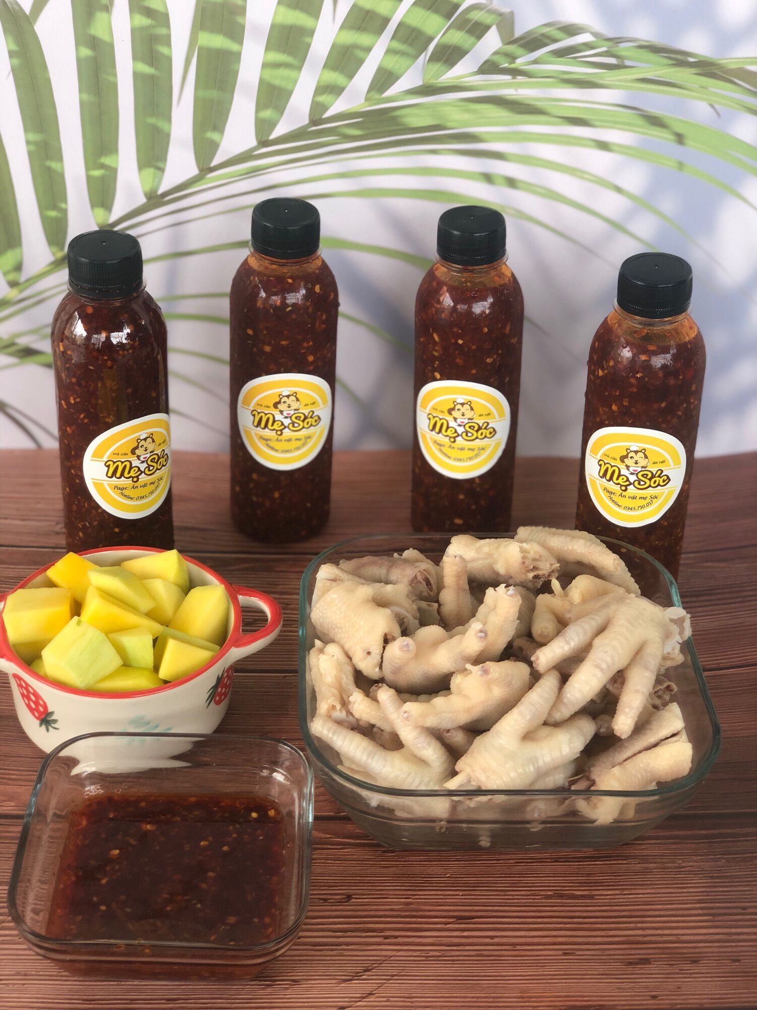 SỐT THÁI PHA SẴN ĐỂ TRỘN CHÂN GÀ, BẠCH TUỘC- 350G
