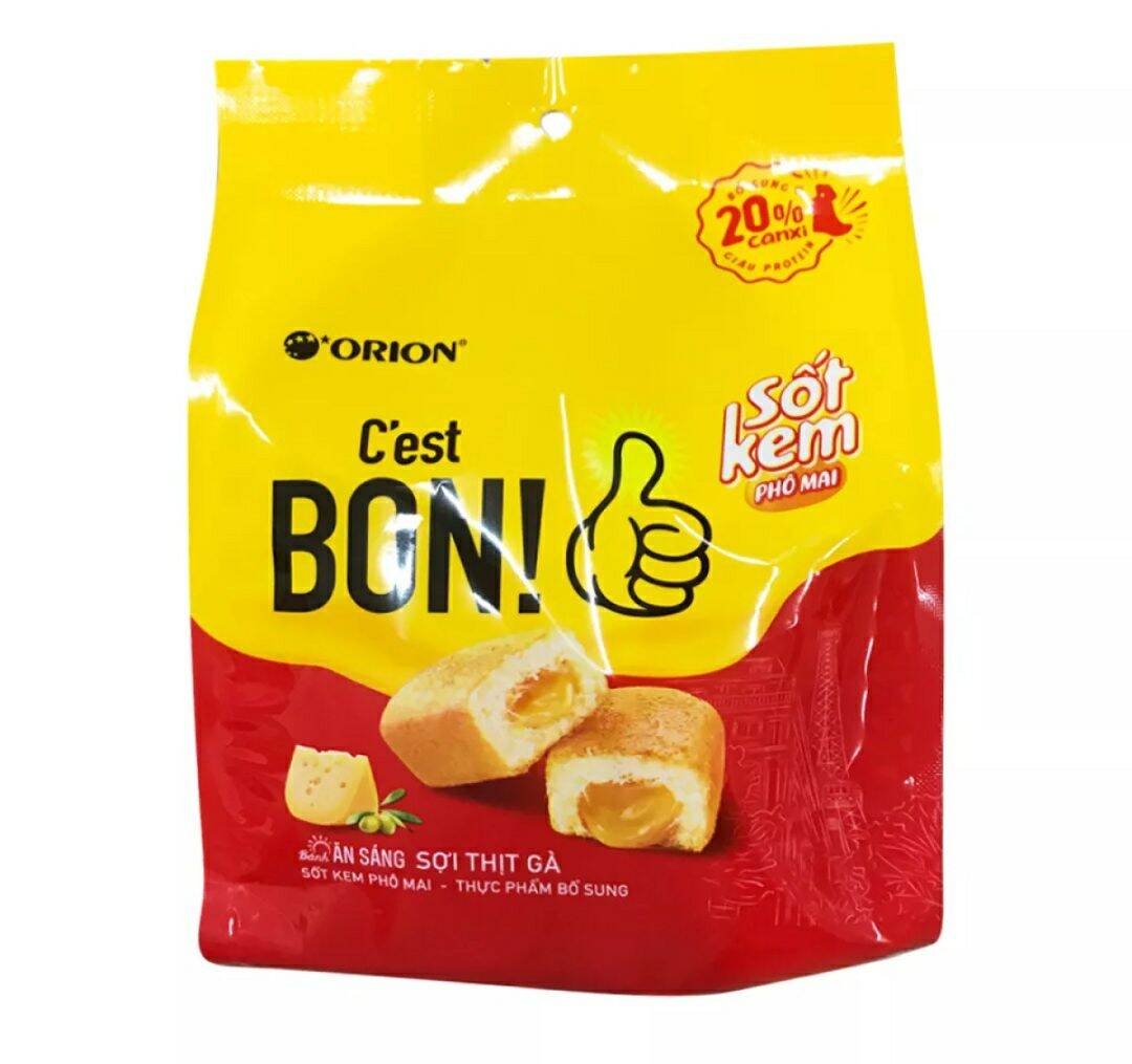 [NGON TUYỆT] COMBO 2 GÓI BÁNH CEST BON PHÔ MAI ORION DATE MỚI