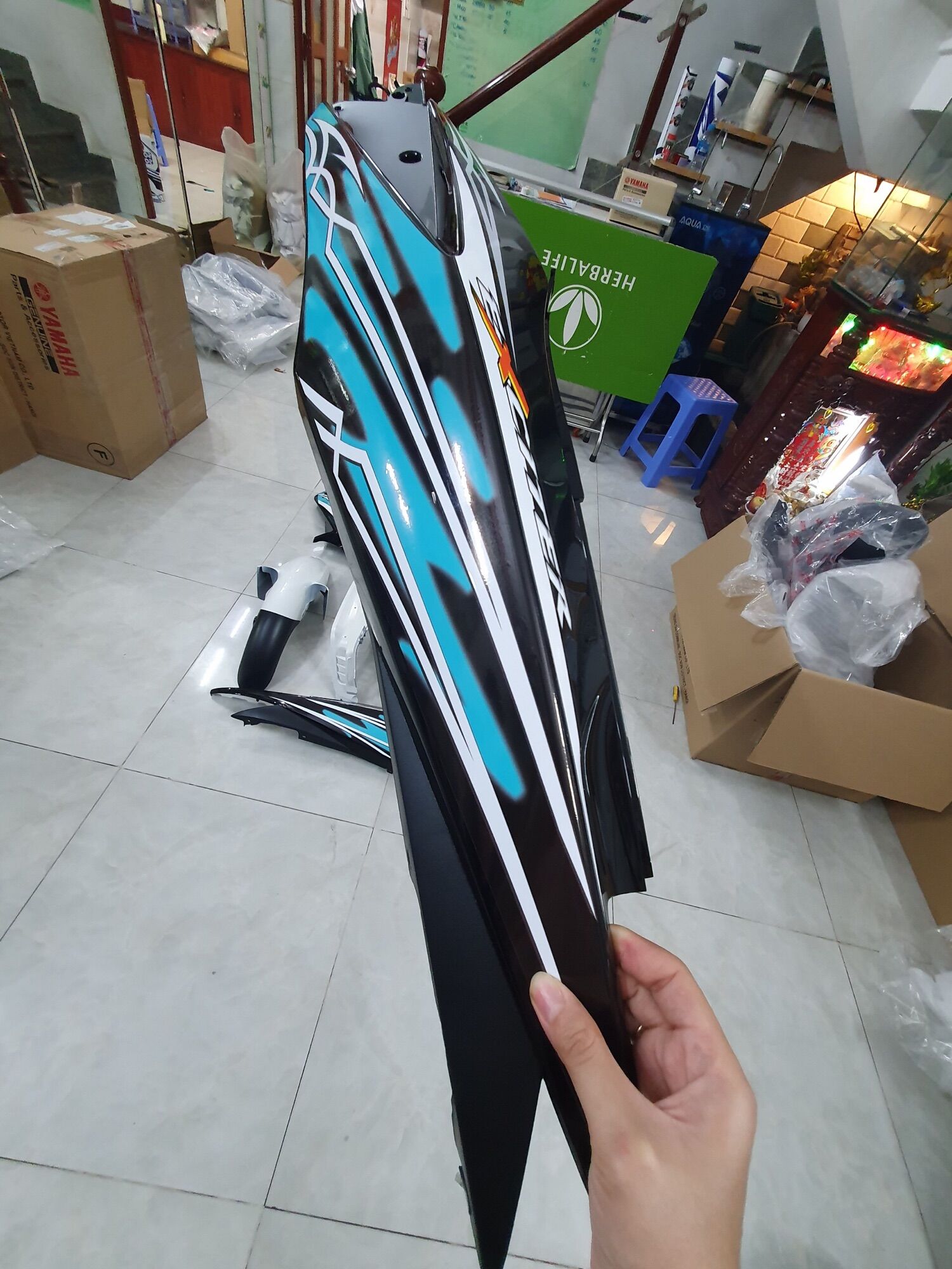 Full Bóng Ex2010 (màu trắng đen) + Tem In Rời (12 Món)