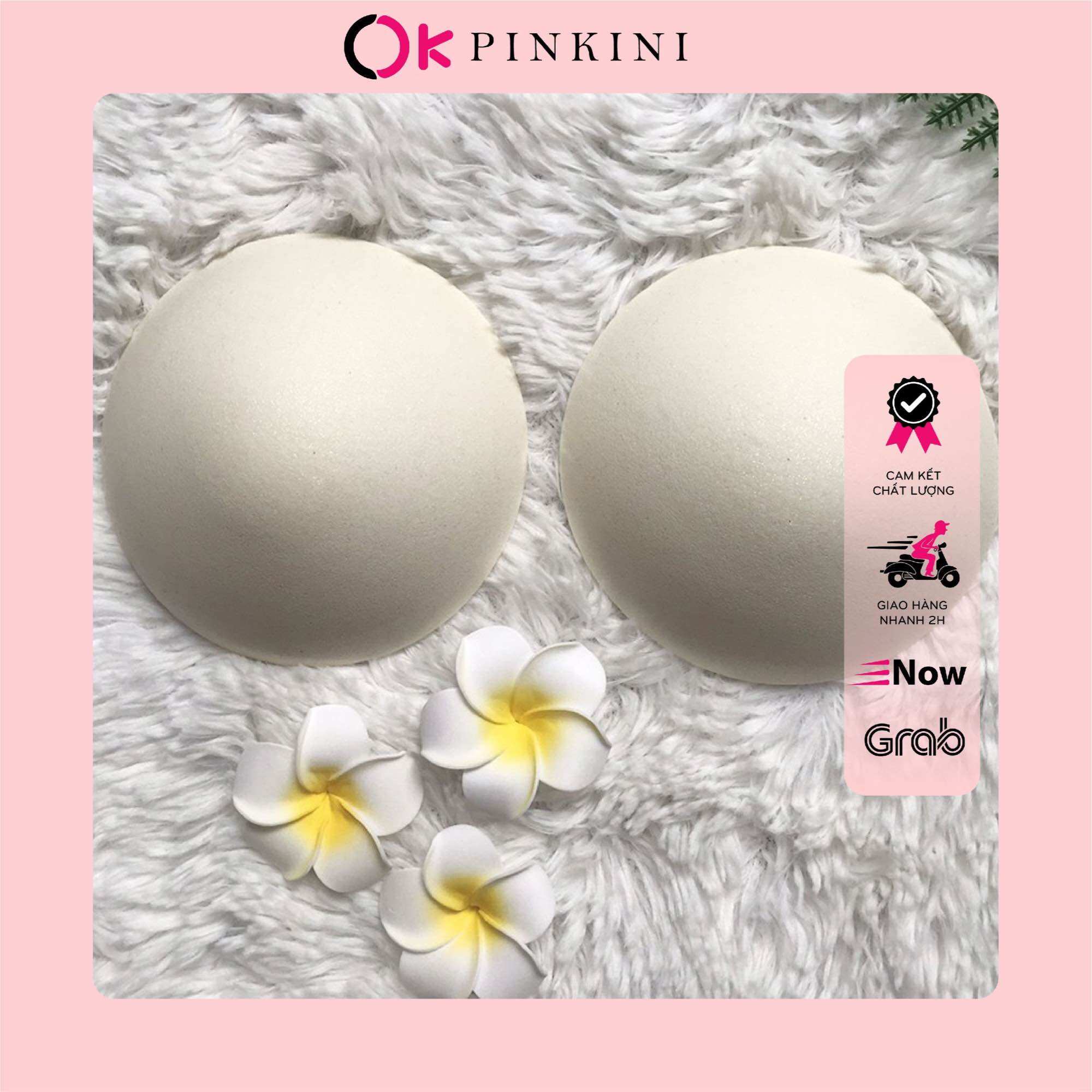 Bộ 2 mút lót ngực hình tròn, mút đệm áo bra bikini một cặp gk0404