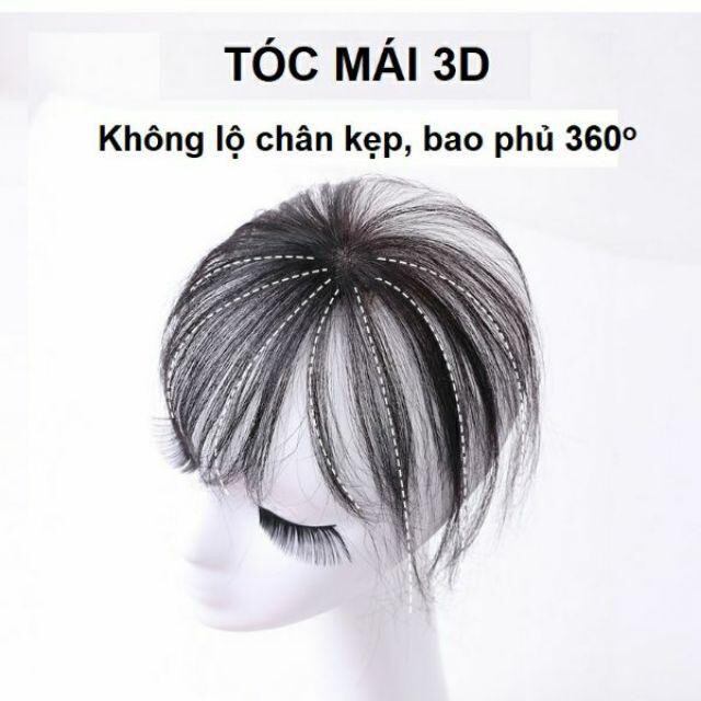 TÓC GIẢ MÁI THƯA 3D CHE HÓI